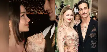 Actriz Dove Cameron y Damiano David de Måneskin anunciaron su compromiso con romántica publicación Actriz Dove Cameron y Damiano David de Måneskin anunciaron su compromiso con romántica publicación
