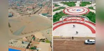 El desierto de 10.000 m2 convertido en el nuevo 'pulmón verde' de Ancón tras la inauguración de la Plaza Central luego de 25 años