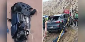 Ingeniero y su hijo de 12 años mueren tras caer al río en La Oroya: otros dos menores sobreviven Ingeniero y su hijo de 12 años mueren tras caer al río en La Oroya: otros dos menores sobreviven