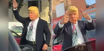 Hombre es viral al parodiar a Donald Trump en las calles Lima: “En Perú no necesitamos de la IA” Hombre es viral al parodiar a Donald Trump en las calles Lima: “En Perú no necesitamos de la IA”