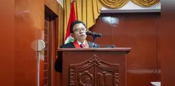 Presidente de la Corte Superior de Justicia de Sullana, en apertura de Año Judicial 2026
