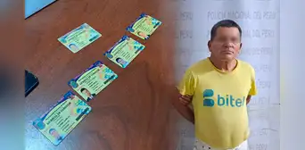 Iquitos: PNP captura a presunto falsificador de licencias de conducir