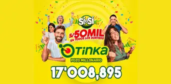 Sorteo de La Tinka HOY miércoles 7 de enero de 2025: premios, jugada ganadora y Pozo Millonario