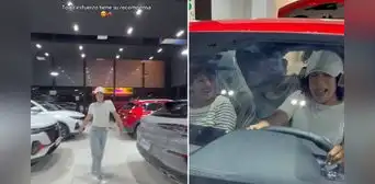 Influencer Valentino Palacios sorprende con su lujoso auto nuevo a sus 20 años: "Todo esfuerzo tiene su recompensa"