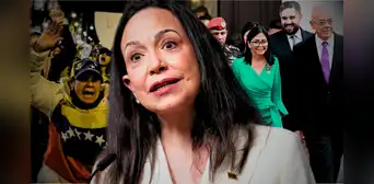 María Corina Machado dice que Delcy Rodríguez gobernará "temporalmente" y afirma que Venezuela está en "transición"