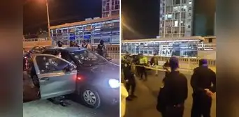 Atacan a balazos auto cerca de estación Balta del Metropolitano: reportan dos heridos