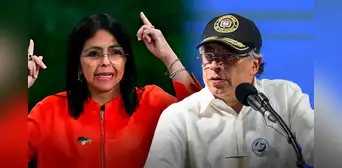 Petro pide a Delcy Rodríguez que Colombia y Venezuela trabajen juntos para "combatir el narcotráfico" en la región