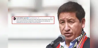 Guido Bellido uso la IA para anunciar por error que Lucinda Vásquez había muerto