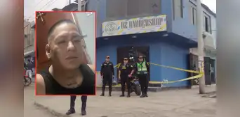 Asesinan a barbero y hieren de bala a otro dentro de su local en Comas: una de las víctimas sería dueño del negocio
