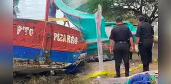 Tumbes: encuentran cadáver de pescador en orilla de Puerto Pizarro Tumbes: encuentran cadáver de pescador en orilla de Puerto Pizarro