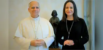 María Corina Machado se reunió con el papa León XIV en el Vaticano para "pedir la liberación de todos los presos políticos" de Venezuela María Corina Machado se reunió con el papa León XIV en el Vaticano para "pedir la liberación de todos los presos políticos" de Venezuela