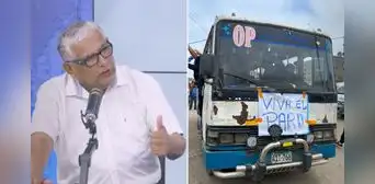 Más del 90% de transportistas paga cupos extorsivos, según dirigente: "Los que no pagan son unas pequeñas empresas de cuatro carros" Más del 90% de transportistas paga cupos extorsivos, según dirigente: "Los que no pagan son unas pequeñas empresas de cuatro carros"