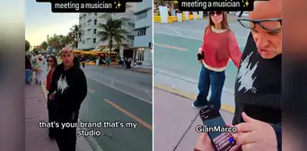 Influencer extranjero no reconoce a Gianmarco durante entrevista en la calle y el cantante reacciona: “Yo soy músico”