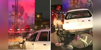 SMP: tres personas resultan heridas tras choque entre auto y camión de carga en la Panamericana Norte SMP: tres personas resultan heridas tras choque entre auto y camión de carga en la Panamericana Norte