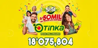 Sorteo de La Tinka EN VIVO del 14 de enero del 2026: consulta los números ganadores del Pozo Millonario