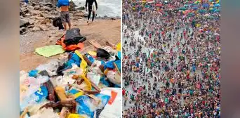 Alcalde de Chorrillos advierte posible cierre de la playa Agua Dulce ante aglomeración de toneladas de basura: "La gente no quiere mejorar" Alcalde de Chorrillos advierte posible cierre de la playa Agua Dulce ante aglomeración de toneladas de basura: "La gente no quiere mejorar"