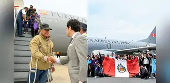 Avión presidencial repatría a 38 peruanos varados en Bolivia debido a bloqueos en las carreteras