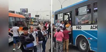 Así amanece Lima y Callao durante paro de transportistas este 14 de enero: poca presencia de buses en paraderos