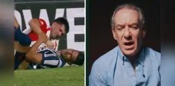 Eddie Fleischman impactado por falta de Carlos Zambrano en amistoso de Alianza Lima: "Lo tiene tomado y lo tira al suelo"