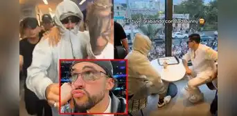 Joven se disfraza de Bad Bunny y desata la histeria de fans que lo persiguieron por calles de Miraflores: "La gente quedó payasa" Joven se disfraza de Bad Bunny y desata la histeria de fans que lo persiguieron por calles de Miraflores: "La gente quedó payasa"