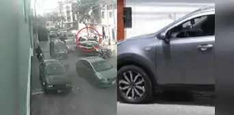 Delincuentes simulan operativo policial y asaltan camioneta en San Martín de Porres Delincuentes simulan operativo policial y asaltan camioneta en San Martín de Porres