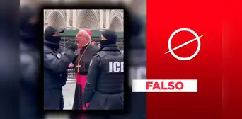 No es real este video de un obispo enfrentándose a agentes del ICE: fue generado con inteligencia artificial