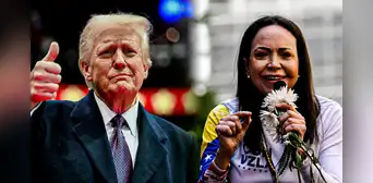 María Corina Machado revela que le entregó su medalla del Nobel de la Paz a Trump tras reunirse con él