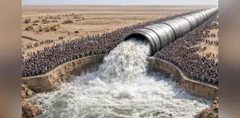 La potencia económica que creó un 'río invisible' bajo el desierto para convertir el agua de mar en potable La potencia económica que creó un 'río invisible' bajo el desierto para convertir el agua de mar en potable