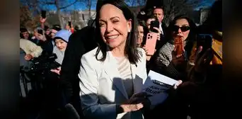 María Corina Machado afirmó que será presidenta de Venezuela "en el momento adecuado" tras reunión con Trump
