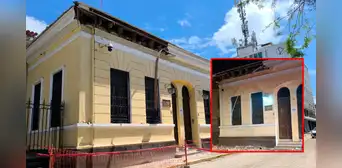 Lluvias en Piura provocan caída de cornisa del museo del BCR en plena zona céntrica Lluvias en Piura provocan caída de cornisa del museo del BCR en plena zona céntrica
