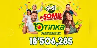 Revisa los resultados de La Tinka hoy, domingo 18 de enero: sorteo, ganadores y más del Pozo Millonario