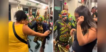 Captan a grupo tocando música de la selva dentro de la Línea 1 del Metro de Lima y redes estallan: "Perú es clave" Captan a grupo tocando música de la selva dentro de la Línea 1 del Metro de Lima y redes estallan: "Perú es clave"