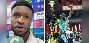 Sekou Gassama se rinde ante Sadio Mané tras levantar la Copa África con Senegal en polémica final: "El mejor"