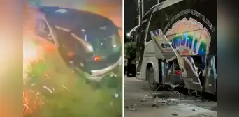 Atentan con explosivo a bus de la agrupación Armonía 10 de Walther Lozada durante presentación en Trujillo Atentan con explosivo a bus de la agrupación Armonía 10 de Walther Lozada durante presentación en Trujillo