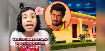 Tiktoker Valentino revela que perdió su entrada a la 'casita' de Bad Bunny por no saber cuándo nació el cantante: "Ni sé el de mi familia” Tiktoker Valentino revela que perdió su entrada a la 'casita' de Bad Bunny por no saber cuándo nació el cantante: "Ni sé el de mi familia”