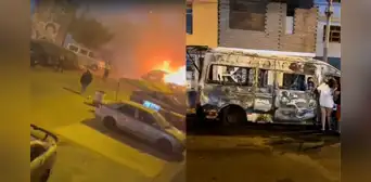 Combi queda calcinada en el Callao: extorsionadores la habrían incendiado porque dueño se negó a pagar cupo