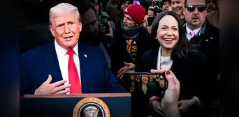 Trump afirma que María Corina Machado podría participar de la transición en Venezuela: “Quizás podamos involucrarla de alguna manera" Trump afirma que María Corina Machado podría participar de la transición en Venezuela: “Quizás podamos involucrarla de alguna manera"