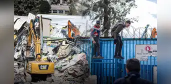 Israel inicia con la demolición de la sede de la ONU para refugiados palestinos en Jerusalén Este Israel inicia con la demolición de la sede de la ONU para refugiados palestinos en Jerusalén Este