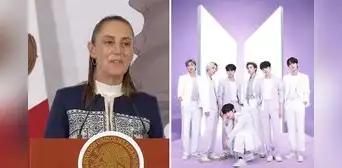 Presidenta de México corrige a periodista por decir “beteeses” en vez de BTS: “Es un grupo coreano muy famoso” Presidenta de México corrige a periodista por decir “beteeses” en vez de BTS: “Es un grupo coreano muy famoso”