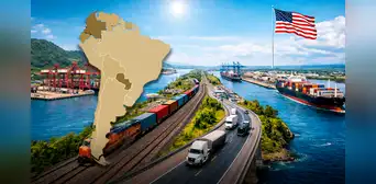 Este país de América Latina desafía al Canal de Panamá con un corredor que conecta 2 océanos y 3 continentes: estaría listo en 2026 Este país de América Latina desafía al Canal de Panamá con un corredor que conecta 2 océanos y 3 continentes: estaría listo en 2026