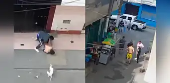 Vecinos linchan a sujeto que fue liberado tras desatar balacera que dejó dos menores heridos en San Martín de Porres Vecinos linchan a sujeto que fue liberado tras desatar balacera que dejó dos menores heridos en San Martín de Porres