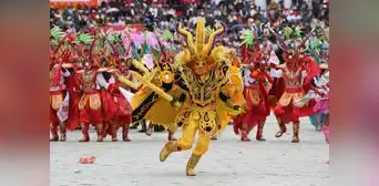 Cuando se baila para la Virgen de la Candelaria