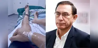 Martín Vizcarra anuncia que perdió el riñón izquierdo: "Me tienen enmarrocado, dificultando mi tratamiento" Martín Vizcarra anuncia que perdió el riñón izquierdo: "Me tienen enmarrocado, dificultando mi tratamiento"