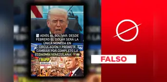Estados Unidos NO ha impuesto el dólar como moneda oficial en Venezuela: información difundida en redes carece de fuentes Estados Unidos NO ha impuesto el dólar como moneda oficial en Venezuela: información difundida en redes carece de fuentes