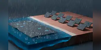 Científicos chinos crean un sistema capaz de convertir las gotas de lluvia en electricidad sin usar metales Científicos chinos crean un sistema capaz de convertir las gotas de lluvia en electricidad sin usar metales