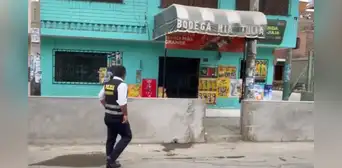 Bodeguero queda gravemente herido al intentar retirar un artefacto explosivo de su negocio en Chaclacayo