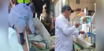 Incautan pescado y verduras podridas en negocios de comida del Mercado Central de Chiclayo