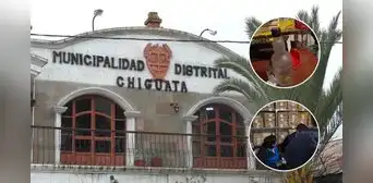 Arequipa: graban a funcionarios de la Municipalidad de Chiguata en presunto estado de ebriedad dentro de oficinas