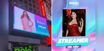 Tiktoker Zully aparece en pantallas de Times Square tras ganar como 'streamer del año' en Socialiteen Awards 2025 Tiktoker Zully aparece en pantallas de Times Square tras ganar como 'streamer del año' en Socialiteen Awards 2025