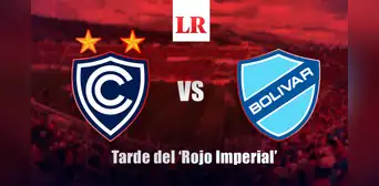 Cienciano vs Bolívar EN VIVO: ¿a qué hora y en que canal ver la Tarde del Rojo Imperial 2026? Cienciano vs Bolívar EN VIVO: ¿a qué hora y en que canal ver la Tarde del Rojo Imperial 2026?